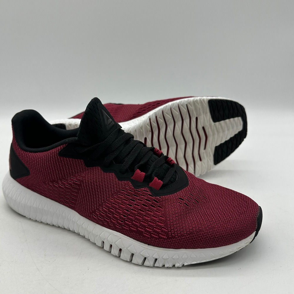 Reebok CN2592 Mens Size 7.5 Flexagon Force Burgundy/Black Running Training Shoes - Picture 3 of 10